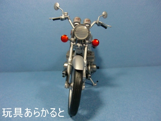 1/12 B-CLUB ハカイダー＆白いカラス(Kawasakiマッハ500SS) - ミニカー